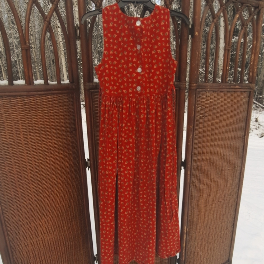 Vintage 80s Prairie Girl Jumper